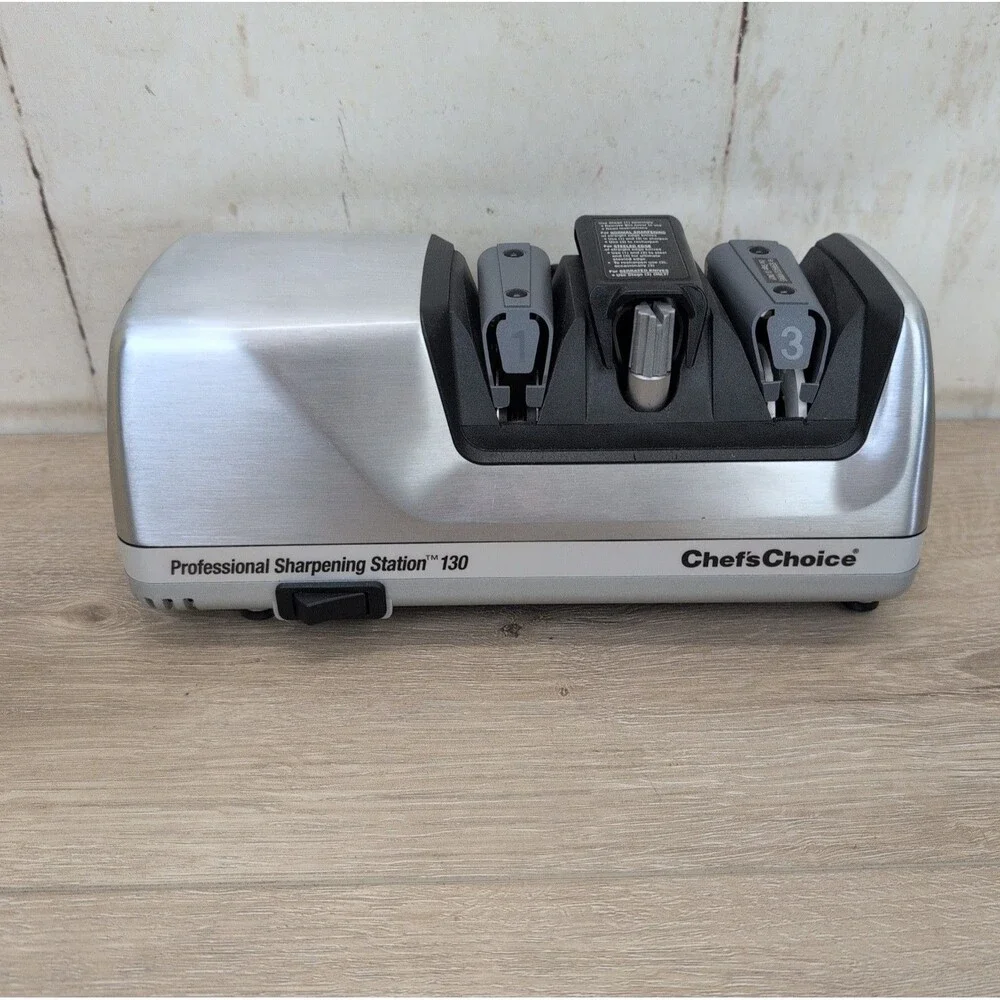 Chefs Choice Professional Sharpening Station 130 Knife Sharpener - Tested